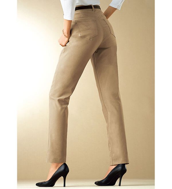 BELLUNA（ベルーナ）の「蓄熱中わたで暖か！すっきり細見えパンツ（フルレングスパンツ）」｜詳細画像