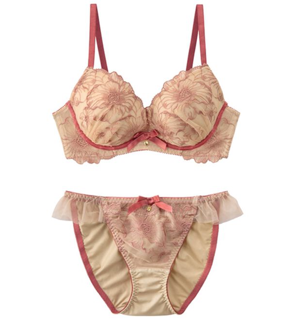 YU'NOW（ユナウ）の「ｔｏ　ｍｅｅブラ＆ショーツ（ブラジャー＆ショーツセット）」｜詳細画像