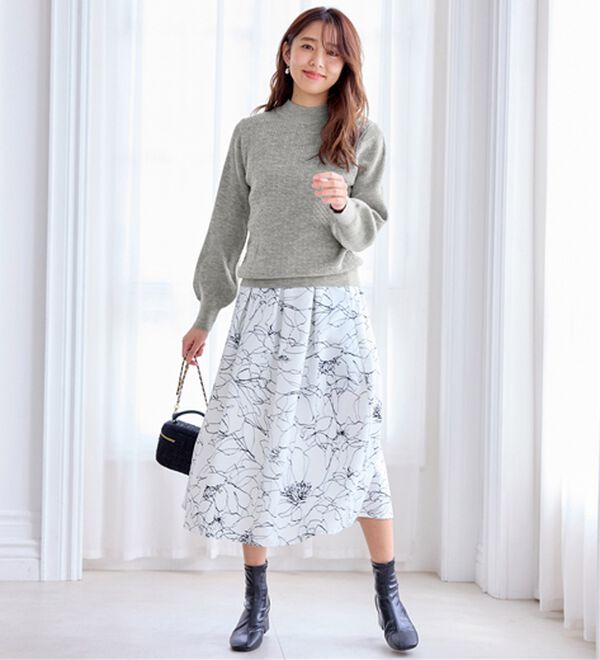 alotta（アロッタ）の「洗える！カシミヤタッチミニケーブルニット（ニット・セーター）」｜詳細画像