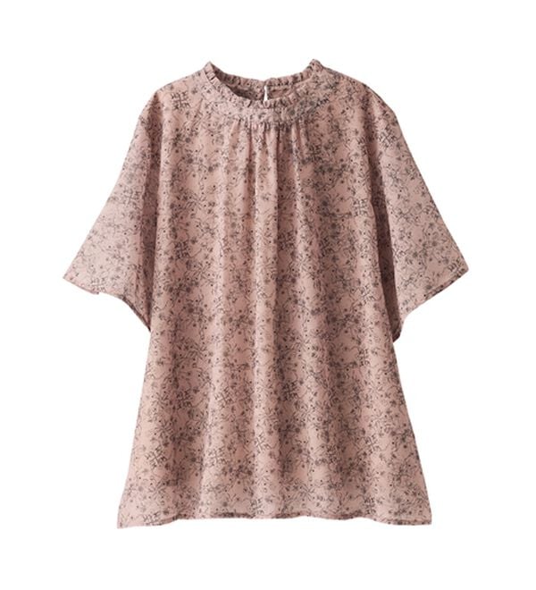 BELLUNA（ベルーナ）の「〈日比谷花壇〉フリル衿シフォンブラウス（ブラウス）」｜詳細画像