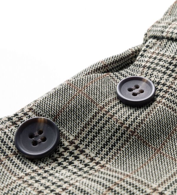 BELLUNA（ベルーナ）の「サマ見え（W）ボタン使いワイドパンツ（ワイドパンツ・ガウチョ）」｜詳細画像