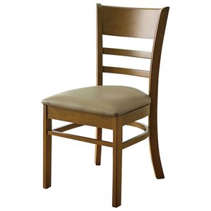 「お買得天然木チェア（椅子・チェア・スツール）」｜ライトブラウン