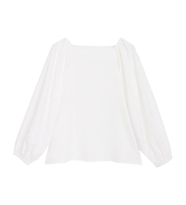 Pierrot（ピエロ）の「スクエアネックボリュームブラウス（ブラウス）」｜詳細画像