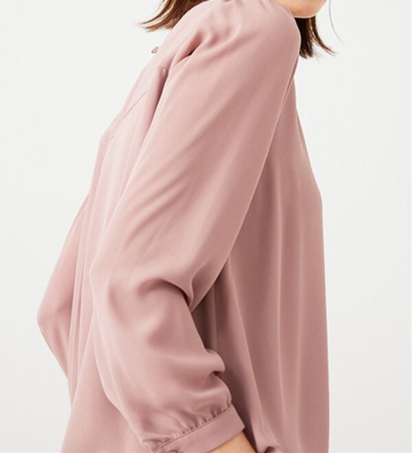 BELLUNA（ベルーナ）の「ジョーゼット素材裾ティアードブラウス（ブラウス）」｜詳細画像