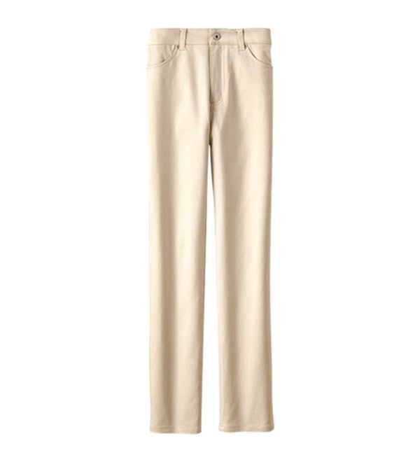 BELLUNA（ベルーナ）の「サラリ速乾！綿サテンストレッチカラーパンツ（フルレングスパンツ）」｜詳細画像