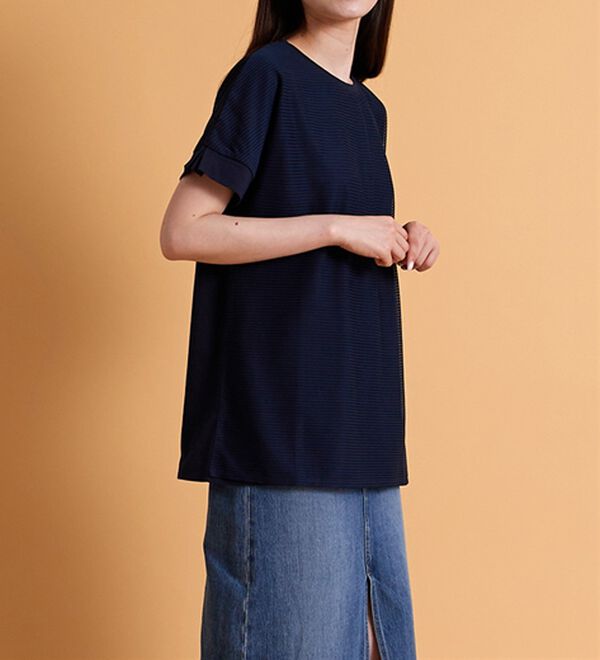 BELLUNA（ベルーナ）の「ボーダーチュール重ねチュニック（チュニック）」｜詳細画像