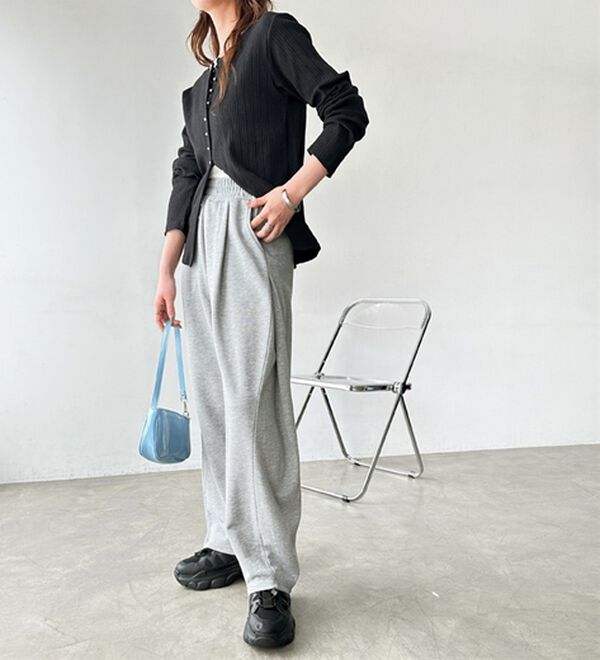 GeeRA（ジーラ）の「サイドタックイージースウェットパンツ（フルレングスパンツ）」｜詳細画像