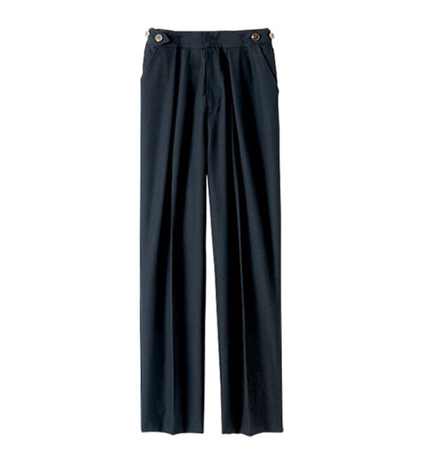 BELLUNA（ベルーナ）の「ボタン使いウエスト調節テーパードパンツ（テーパードパンツ）」｜詳細画像