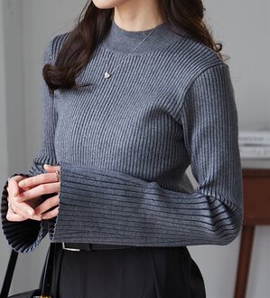 RANAN（ラナン）の「フレアースリーブニュアンスカラーニット（ニット・セーター）」｜詳細画像