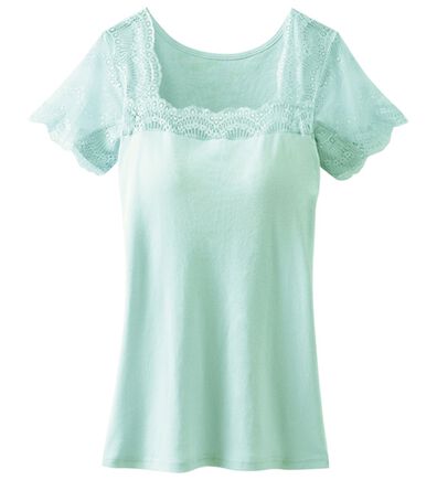 LAVIENNE（ラヴィエンヌ）の「＜さらりラボ＞激汗ゲッターレース・カップ付インナー（ブラトップ・カップ付きインナー）」