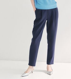 RANAN（ラナン）の「【選べる股下】美脚シルエットタックパンツ（股下６１・６５ｃｍ）（フルレングスパンツ）」｜ネイビー