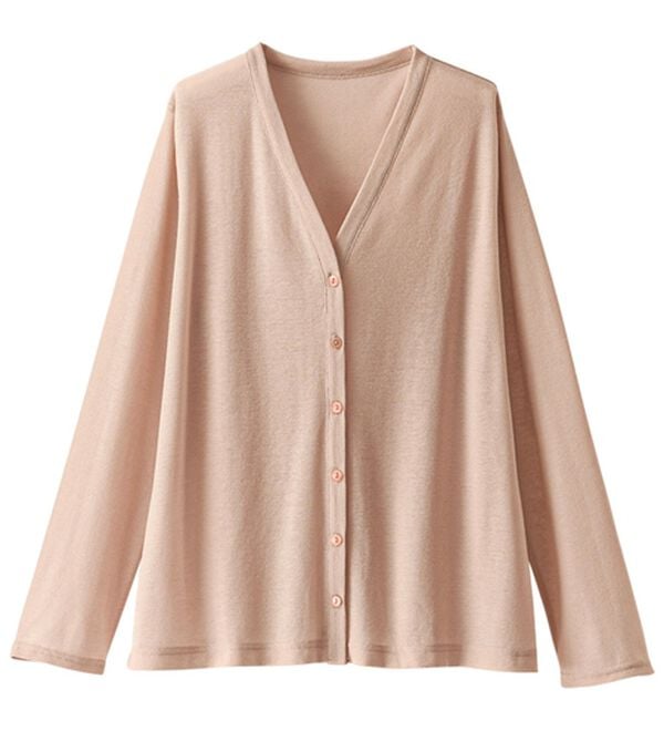 BELLUNA（ベルーナ）の「持ち運びに便利！ＵＶ対策シアーカーディガン（その他カーディガン）」｜詳細画像