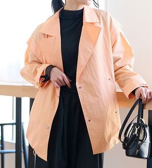 RANAN（ラナン）の「２ＷＡＹナイロントレンチコート（ハーフコート）」｜詳細画像