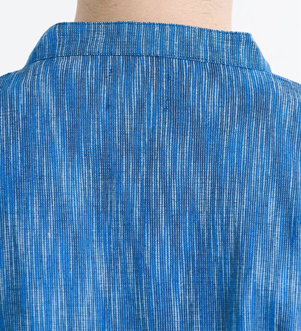 「ざっくり木綿のゆったりリラックスシャツ（メンズシャツ）」｜詳細画像