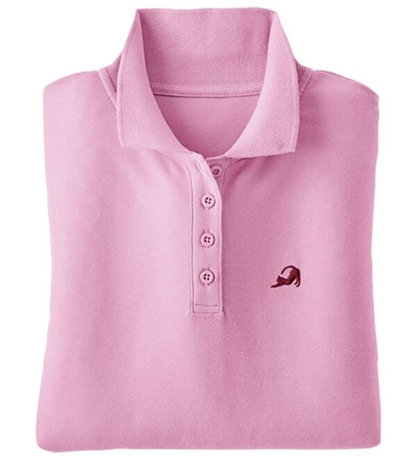 BELLUNA（ベルーナ）の「【多機能満載！】綿混素材かのこデザイン7分袖ポロシャツ（ポロシャツ）」｜詳細画像