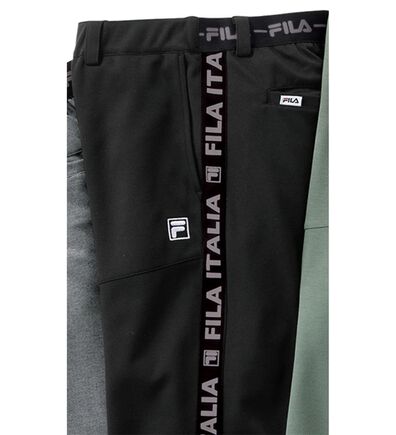 「＜フィラ＞のびのびニットテーパードパンツ（メンズフルレングスパンツ）」