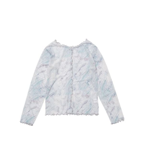 GeeRA（ジーラ）の「前後２ＷＡＹ花柄シアートップス（カットソー）」｜詳細画像