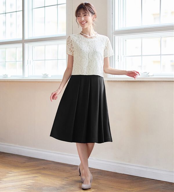 【美品✨】⠀卒業、入学式用スーツワンピースセット 3点セット】入学式卒業式に！ママに嬉しい洗えるワンピセレモニー