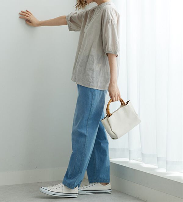 BELLUNA（ベルーナ）の「華やかモチーフレースデザインブラウス（ブラウス）」｜詳細画像