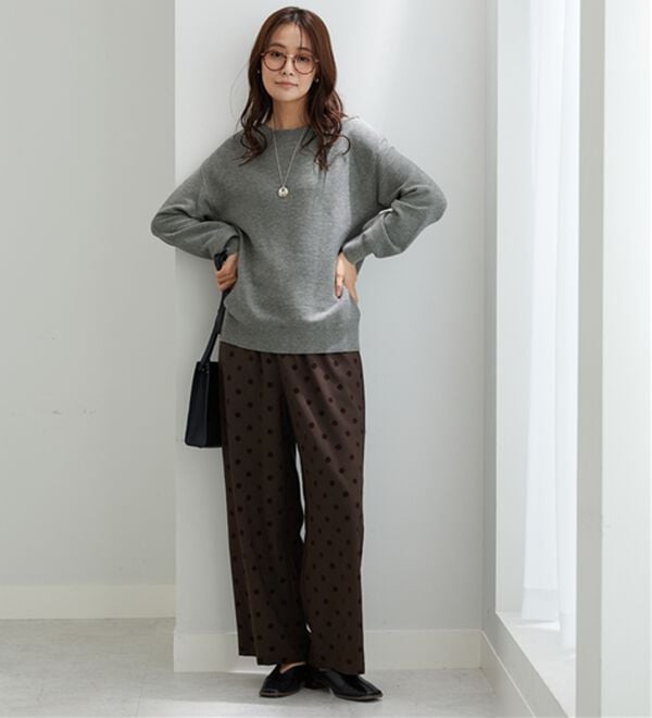 BELLUNA（ベルーナ）の「ラメ調もちもちニットプルオーバー（ニット・セーター）」｜詳細画像