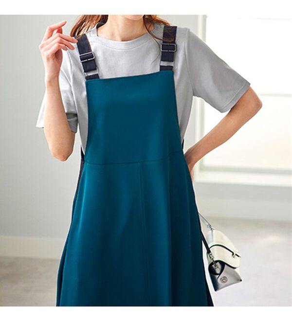 BELLUNA（ベルーナ）の「艶やか綿１００％シンプルプルオーバー（カットソー）」｜詳細画像