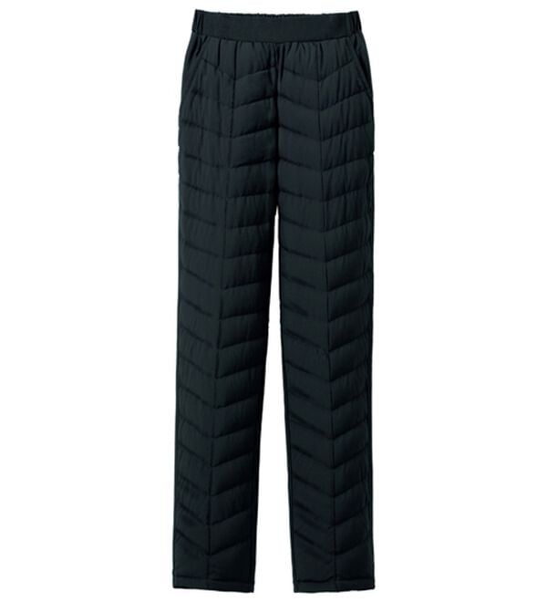 ルフラン（ルフラン）の「着ぶくれ知らず！美ダウンパンツ（その他パンツ）」｜黒