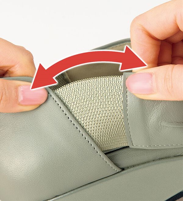 ルフラン（ルフラン）の「ラシーナコンフォート　４Ｅ牛革クロスサンダル（サンダル・ミュール）」｜詳細画像