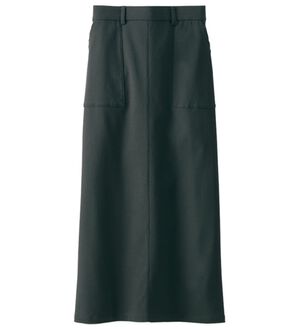 BELLUNA（ベルーナ）の「走れる！体型カバーナロースカート（ロングスカート）」｜黒