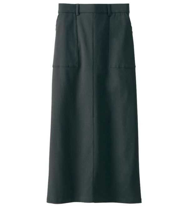 BELLUNA（ベルーナ）の「走れる！体型カバーナロースカート（ロングスカート）」｜黒