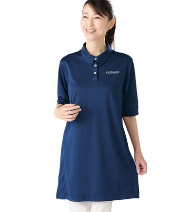 「Ｋａｐｐａ　５分袖ポロワンピース（シャツワンピース）」