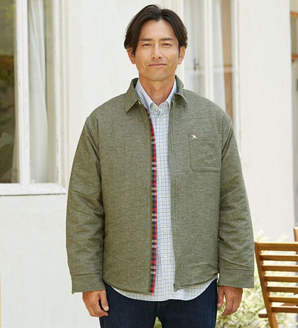 「＜アーノルド　パーマー＞防風中わたシャツアウター（メンズジャケット）」｜詳細画像