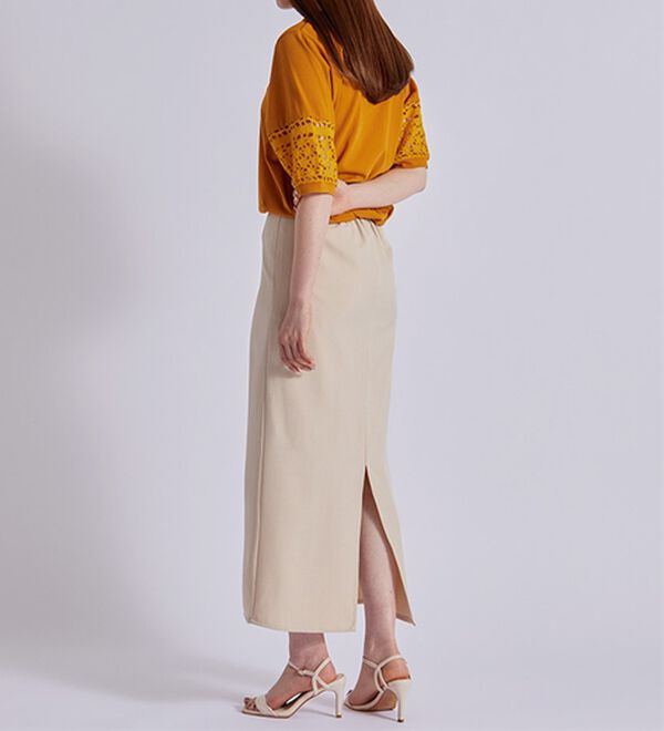 BELLUNA（ベルーナ）の「袖レース切替デザインプルオーバー（カットソー）」｜詳細画像