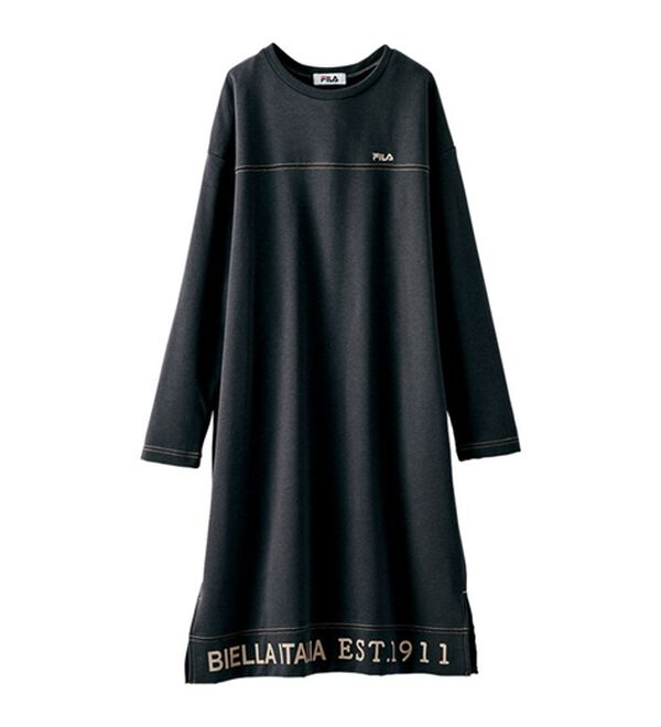 BELLUNA（ベルーナ）の「＜ＦＩＬＡ＞配色ステッチデザインワンピース（その他ワンピース）」｜詳細画像