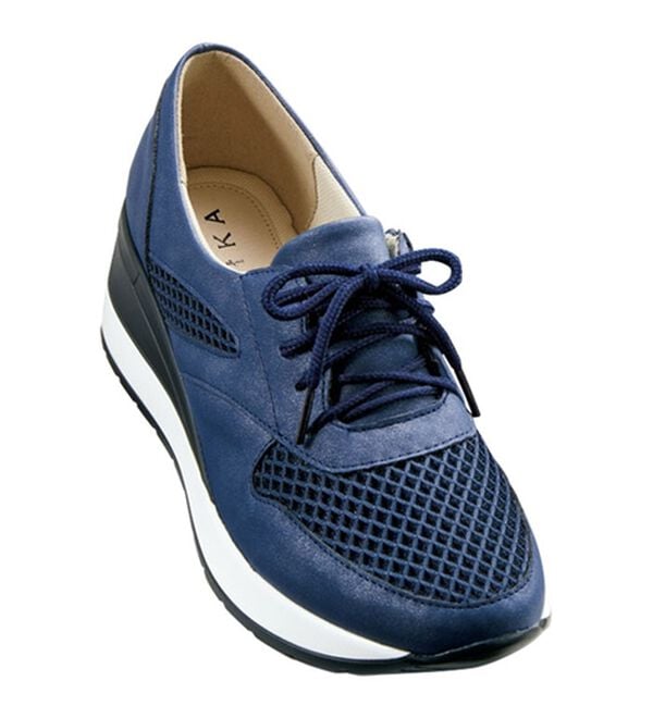 BELLUNA（ベルーナ）の「夏でも快適メッシュ素材ウェッジスニーカー（スニーカー）」｜詳細画像