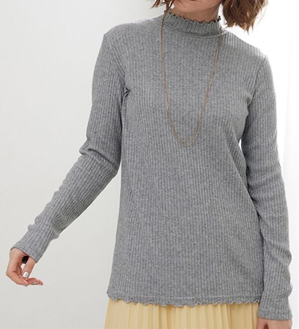 BELLUNA（ベルーナ）の「ラメ入りメローデザインプルオーバー（カットソー）」｜詳細画像