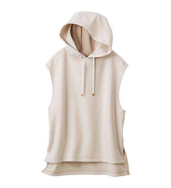 VINNO（ヴィノ）の「カットメルトンフーディベスト（ベスト）」｜詳細画像