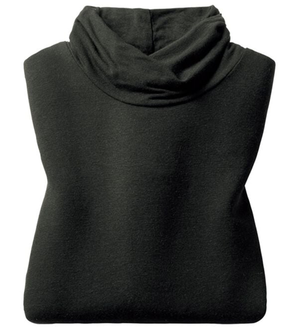 ルフラン（ルフラン）の「ホッと快適＊ウール入りプルオーバー（カットソー）」｜黒