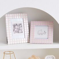 iellio（イエリオ）の「ｎｅｕｌｏ　チェック・フォトフレーム（インテリア雑貨）」