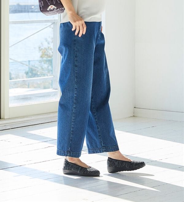 BELLUNA（ベルーナ）の「ニット素材軽量幅広クッションパンプス（パンプス）」｜詳細画像