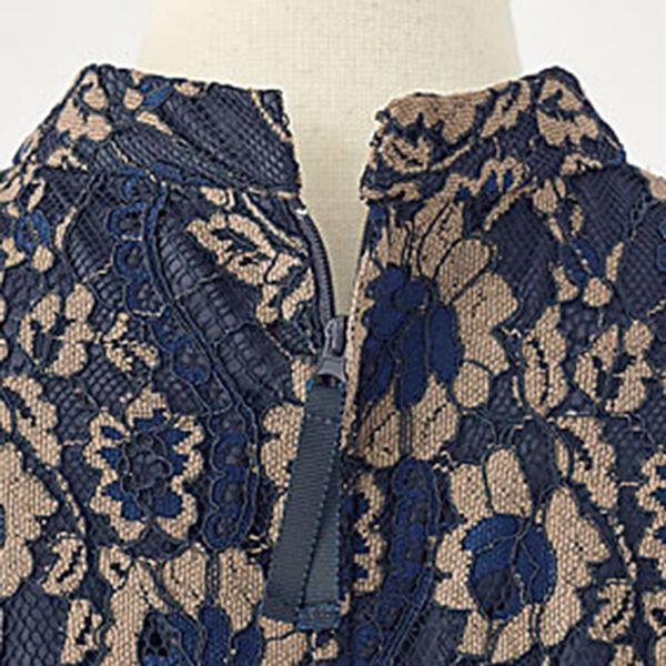 ハイネックデザインレースワンピース - ベルーナ【公式】