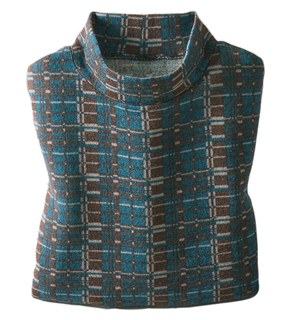 BELLUNA（ベルーナ）の「ふんわり華やぎチュニック（チュニック）」｜ブロック調柄