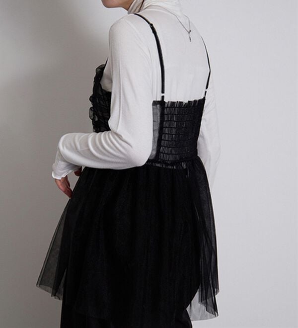 RANAN（ラナン）の「ラメチュールビスチェ（ブラウス）」｜詳細画像