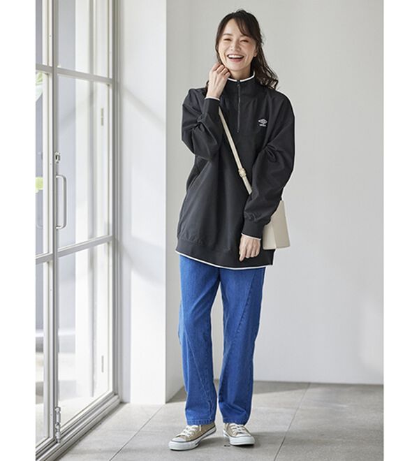 BELLUNA（ベルーナ）の「＜ｕｍｂｒｏ＞ハーフジッププルオーバー（カットソー）」｜詳細画像