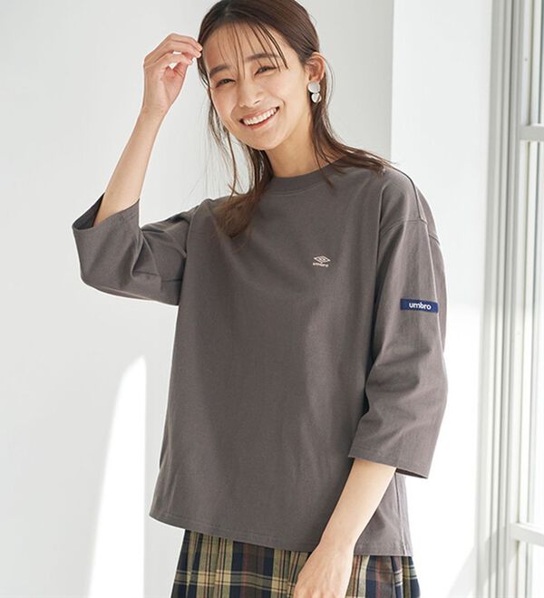 umbro＞コットン100％7分袖Tシャツ - ベルーナ【公式】