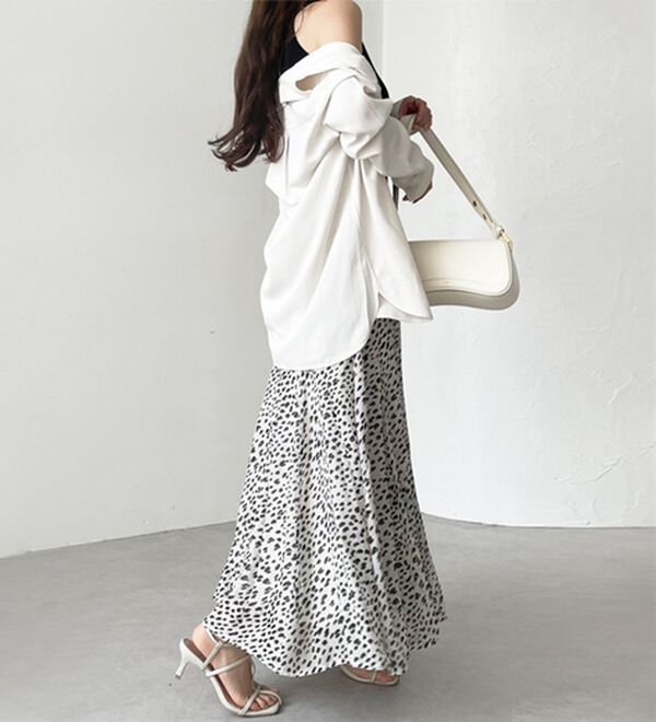 GeeRA（ジーラ）の「切替フレアーロングスカート（ロングスカート）」｜詳細画像