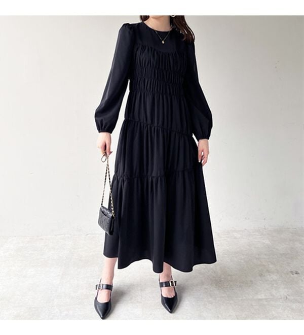 GeeRA（ジーラ）の「オケージョンにも対応！コルセット風デザインワンピ（その他ワンピース）」｜詳細画像