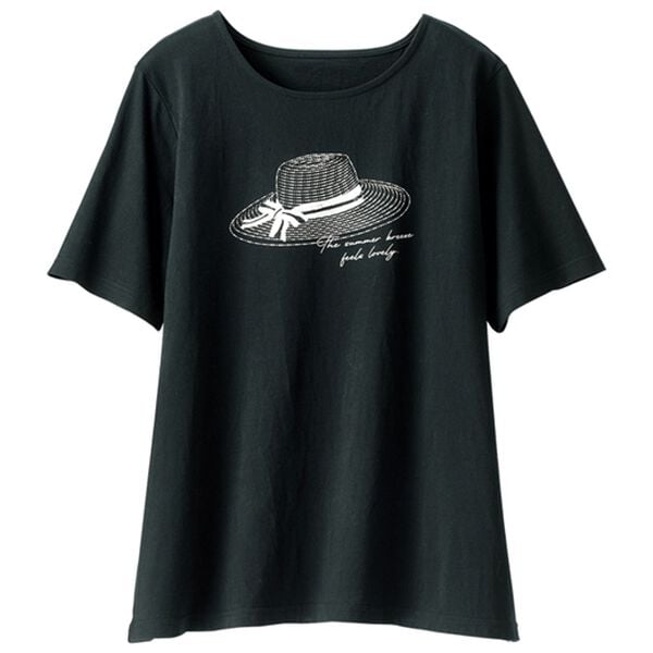 BELLUNA（ベルーナ）の「ひんやリッチコットン大人のプリントＴシャツ（Tシャツ）」｜詳細画像