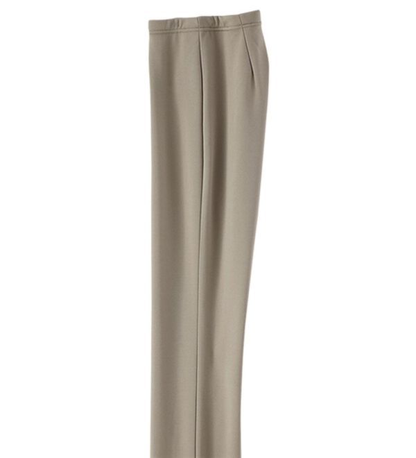 BELLUNA（ベルーナ）の「日本製裏起毛ハイテンションパンツ（フルレングスパンツ）」｜ベージュ