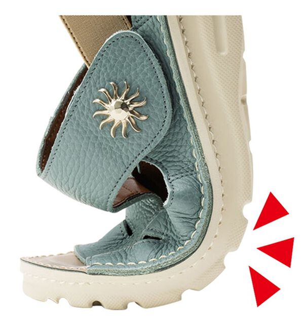 ルフラン（ルフラン）の「アビータ　サンモチーフ付き４Ｅサンダル（サンダル・ミュール）」｜詳細画像