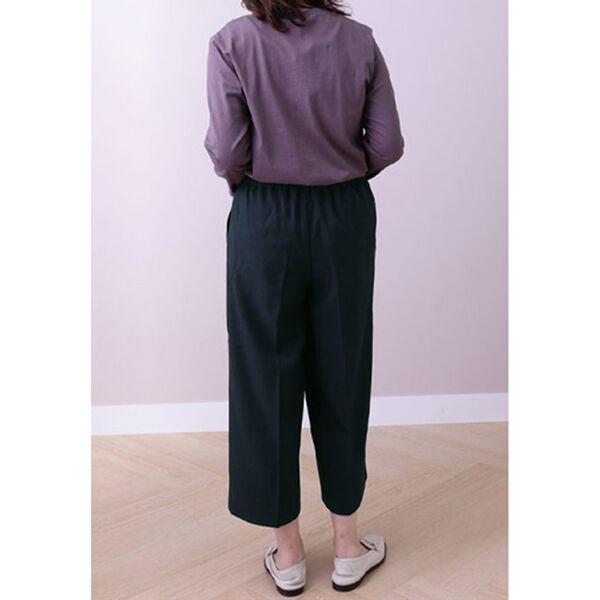 BELLUNA（ベルーナ）の「ウーリッシュ素材釦使いワイドパンツ（ワイドパンツ・ガウチョ）」｜詳細画像
